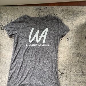 Under Armour Heathered Gray Tee